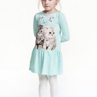 Платье для девочки H&M Котята